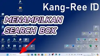 Cara Menampilkan / Memunculkan Search Box di Tasksbar Windows 11 Laptop -Menampilkan Kotak Pencarian