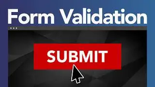 Adding JavaScript Form Validation to my Website Contact Form
