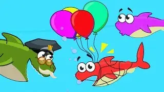 Baby Shark Play with Balloons - #Cartoon for #Kids