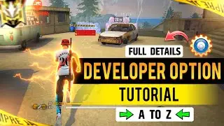 Developer Option Full Setting Tutorial / Lag Fix , Ping Fix , High FPS Free Fire max ⚡🔥
