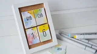 DIY Настольный календарь / Как сделать календарь 2021 своими руками
