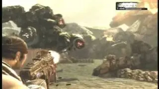 Gears of War 3 Gameplay  - Brumak Boss - Act 2 Chapter 1
