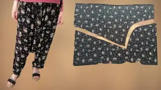Kalıpsız şalvar yapımı - Her beden şalvar yapımı - şalvar modası