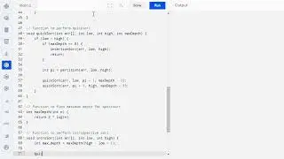 C Program to Implement Intro Sort || Intro Sort Code in C || Coding Guide for Beginners #programming