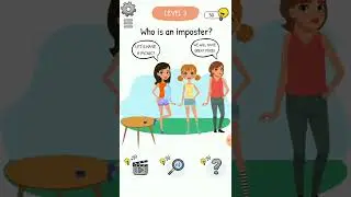 Who is an imposter?who is?brain tresure & riddle level 3