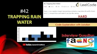 Trapping Rain Water | Google Interview Question | LeetCode 42 | 