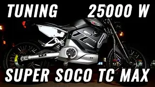 Electric Motorcycle ⚡ Super soco tc MAX ⚡ - The most beautiful, powerful electric motorcycle - TOP!