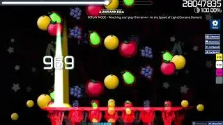 [Osu!Catch], at the speed of light (auto mode), 10 stars, full walkthrough no commentary