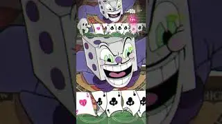 Бешеный Кинг Дайс сошёл с ума и бросается картами #cuphead #cupheadgameplay #kingdice #shorts