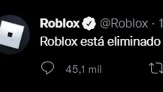 Intenté Jugar a Roblox Eliminado