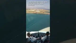 HERAKLION, CRETE ISLAND | Landing on an airport like an aircraft carrier |  Airbus Cockpit | 