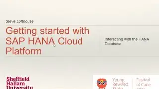 CloudJam 4: Interacting with the HANA database