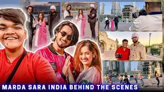 Marda Sara India Bts (Behind The Scenes) - Smileplease | @MrFaisu @jannatzubairrahmani956