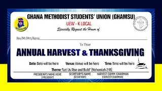 ENVELOPE DESIGN For CHURCHES And Other Events - Photoshop Tutorial