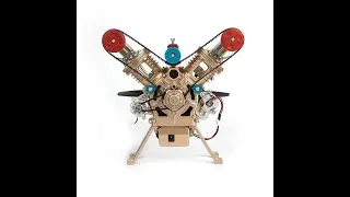 Self-Assembling Engine V2 Car Engine