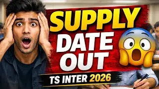 TS Inter 2026 Supply Exams 🔥 May Dates OUT? Full Details Inside! 