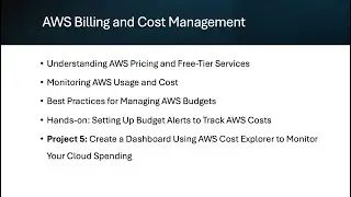 Chapter 1.7: AWS Billing and Cost Management 2024