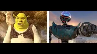 Shrek Vs Mega-Megamind Full Fight (freaking awesome)