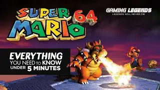 SUPER MARIO 64 | Retrospective Review under 5 Minutes - N64 - 1996