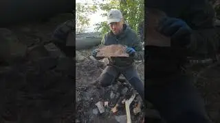 Камин на природе ч1 Подготовка