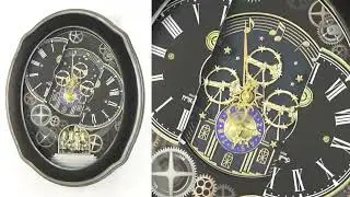 RHYTHM Magic Motion Clock 4MH448WU02