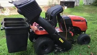 Poulan Pro 42" Double Bagger Setup and Review