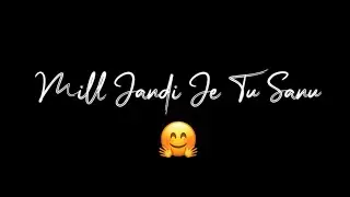 Tanu Chete Karda Munda | Simar Dorraha | Black Background Punjabi Watsapp Status