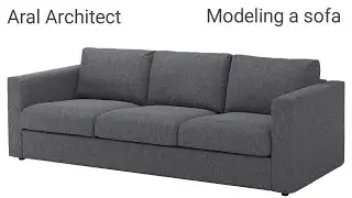 3ds Max Tutorial : How to model a sofa 