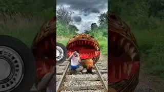 vfx train|vfx effect|visual effect|blender vfx|vfx green screen effect,#vfxshorts,#vfxtrending,💥💥🤪