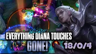 Diana MID Wild Rift | Everything Diana Touches, GONE!