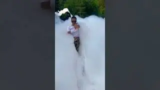 Самый большой рекорд пенной пушки - удивительные 2 метра пены 