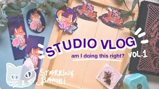 *First studio vlog* how 2021 ended with big shop updates