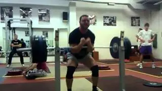 Zercher squat 180kg x 5