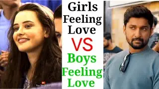 Girls vs boys feeling in love | girls vs boys 
