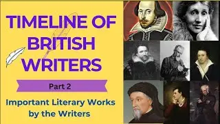 Chronological History of English Literature| Important Works (Part 2) #britishliterature
