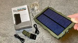Cargador solar con cámara de fototrampeo COOLIFE H953