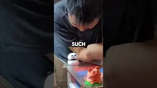 This disabled man makes better clay figures than most of us 🥺❤️ #shorts