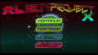 Alien Project X Menu system