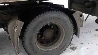 Установка монометра нагрузки, на заднюю ось тягача.