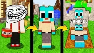 JAK TROLLOWAĆ GUMBALLA W MINECRAFT! || MINECRAFT TROLL!