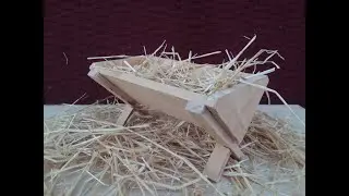 Make a Christmas Manger 