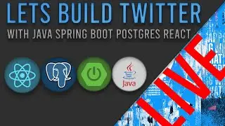 Designing the Twitter Clone Live 9/21/2023 || Live Java and ReactJS Development