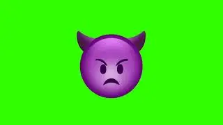evil emoji 😈 Green screen video free download - Free copyright