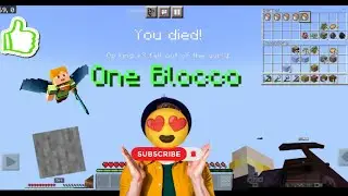 🔥Minecraft 🌹one blocco🔥❤️❤️