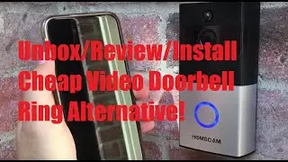 Unboxing, Review, Install: Homscam/Arkmiido/Akaso Video Doorbell (Cheap Ring Alternative!)