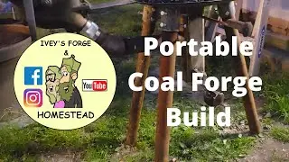 Portable coal forge build || Going to the Meetup in Pryor, OK with this one