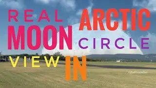 Another Real Full Moon 🌕 view In arctic circle | Fake Or Real |   read discription👇