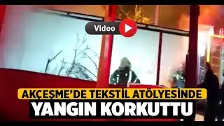 Denizli'de Tekstil Atolyesinde Yangın - Denizli Haberleri - HABERDENİZLİ.COM