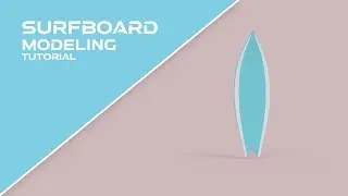 How to model a surfboard | Blender