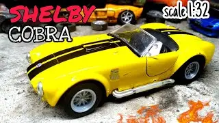 Пожар! Уничтожение SHELBY COBRA 1965 // масштаб 1:32 // произошло возгорание
